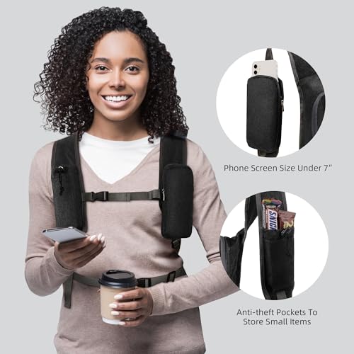 Morrales de senderismo 15L ligero plegable negro miniatura 3