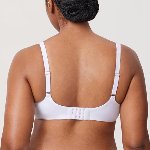 Image of DELIMIRA Women's Confishape Unlined Balconette Bras | Underwire, Supportive, No Padding, Tshirt Bra, Full Coverage, Plus Size