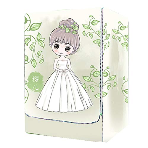 Funda Lavadora Exterior Impermeable Platen Lavadora cubierta Oxford Paño impermeable impermeabilizar Secador Bask Funda protectora(60x65x85cm XL)