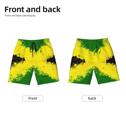 American Flag Camouflage Scratched Teen Boys Swim Trunks Quick Dry Shorts Summer Beach Shorts for Big Boys2