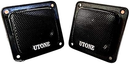 AUSPIC 200W Max Square Tweeter for car and Audio System, Woofer Enclosure (Pack of 2, 3 inch)