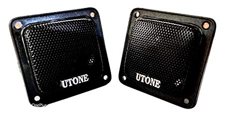 AUSPIC 200W Max Square Tweeter for car and Audio System, Woofer Enclosure (Pack of 2, 3 inch)