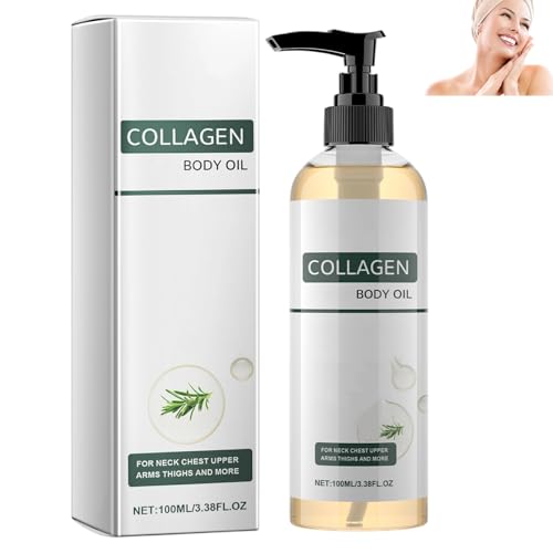 Collagen Lifting Body Oil, Moisturizing Body Oil for Women, Deeply Hydration and Nourishment, Brightening Skin, Lightweight, Fast Absorbed, Refreshing (1pcs)