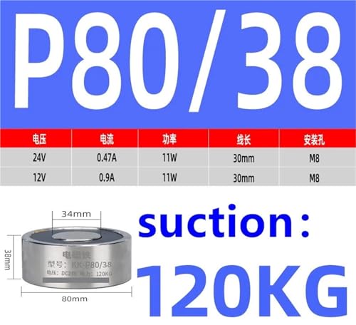 Électroaimant ventouse 120kg pour robot de préhension 24V CC - 3