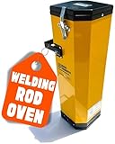 Ridge Products 22 Lb Portable Welding Rod Oven | 110V - 300 Watt - Max Temp 300°F - 18 Inch Rods Fit - Lid Locks Shut - Holds 22 Pounds | Best Used For Low Hydrogen and Stainless Welding Rods.