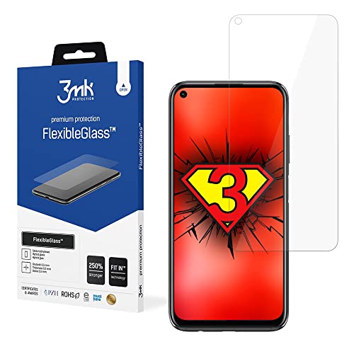 3MK Flexible Glass Screen Protector for Huawei P40 Lite Transparent
