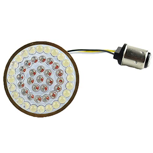 ZYTC 2" LED Turn Signals w/Running Light Bullet Style Front 1157 LED Turn Signal Kit for Harley Davidson