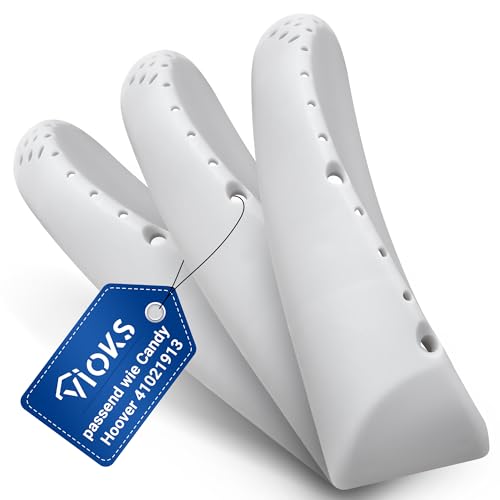 VIOKS 3 aletas de tambor 177 x 57 x 43 mm de repuesto para Hoover Candy 41021913 - Varilla agitadora gris para tambor en lavadora lavadora lavadora