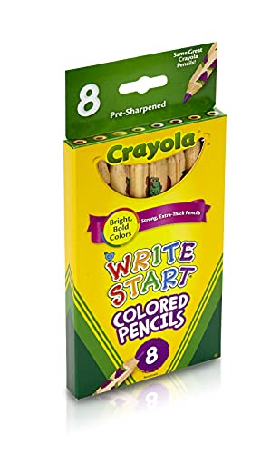 Crayola 8ct Write Start Colored Pencils