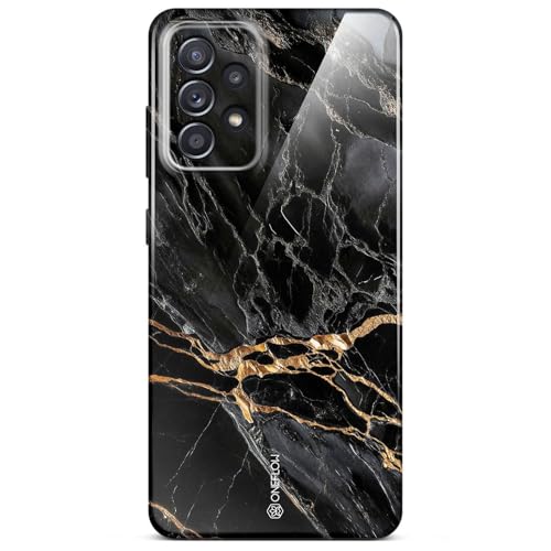 Coque Samsung Galaxy A52 antichoc et anti-rayure - Protection caméra motif marbre pailleté