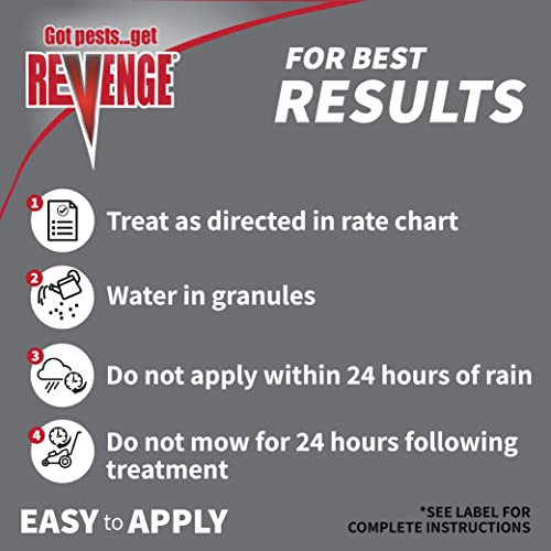 Revenge Ant Killer Granules, 4 lbs. Ready-to-Use Fast Acting Perimeter Treatment for Home Kills Ants, Fleas & Roaches - image 7