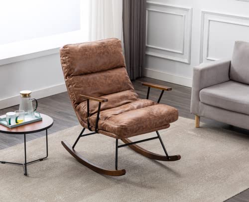 Sillón Ajustable Plegable Marrón miniatura 3