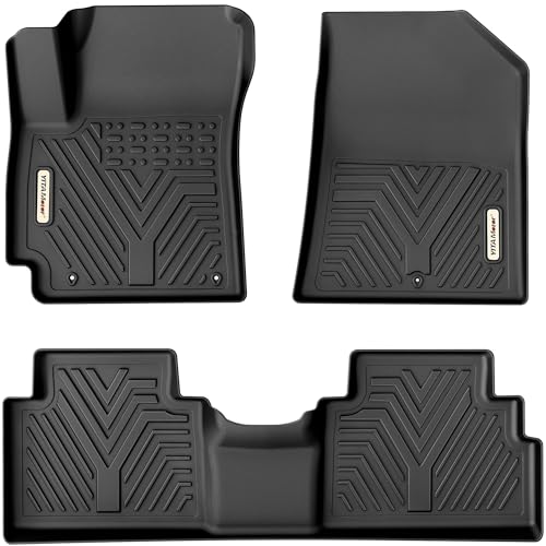YITAMOTOR Floor Mats Compatible with 2020-2025 Kia Soul, Custom Fit Kia Soul Floor Liners Set 1st & 2nd Row All-Weather Protection, Black 20-25 Kia Soul 1st&2nd