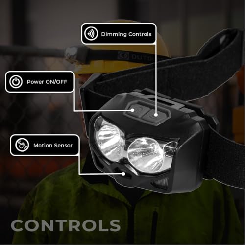 Outdoor Tech Beacon 500 Lumen Headlamp – Lightweight Ultra-Bright LED Camping Essentials, IPX4 Waterproof, Rechargeable Battery (Included) or 3 AAA Batteries (Sold Separately) - Image 5