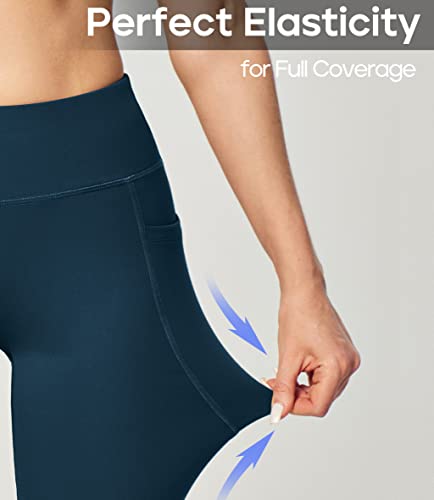 Image of Heathyoga Yoga Pants with Pockets Extra Soft Leggings with Pockets for Women Non See-Through High Waist Workout Leggings