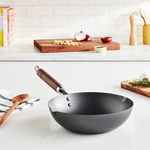 Yoshikawa Black Steel Fry Pan, 9 #TOP5