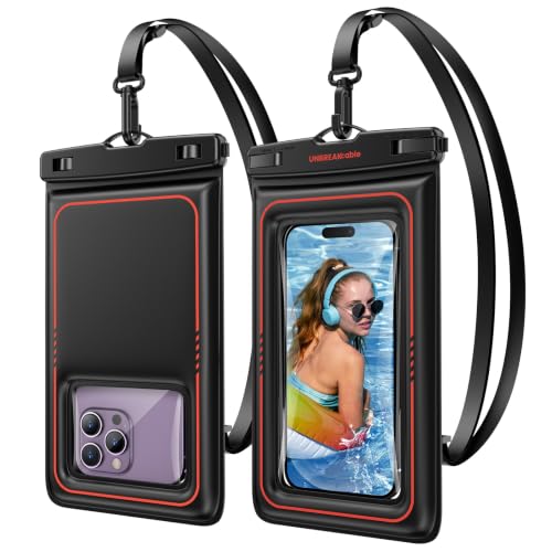 UNBREAKcable-Waterproof-Phone-Pouch-2-Pack-Floating-Waterproof-Phone-Case UNBREAKcable Waterproof Phone Pouch 2 Pack, Floating Waterproof Phone Case - Image 1
