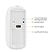Ratón Bluetooth Ultrafino de Metal sin Ruido, inalámbrico, de Viaje, Recargable, Compatible...