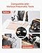 VEVOR 6 Gallon Air Compressor, 1.7HP 2.3CFM@90PSI Portable Pancake Air Compressor & 150PSI Max Pressure, 12-Piece Accessory Kit with 25FT Air Hose for Tire Inflation, Spray Painting, Woodwork Nailing