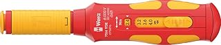 Wera(ヴェラ) 05075876001 | 7516 VDE Kraftform Safe-Torque Speed トルクレンチ 2.4-4.0 Nm, 9 x 2.4 Nm x 2.8 Nm x 3.2 Nm x 3.6 Nm x 4.0 Nm x 192 mm【日本正規輸入品】