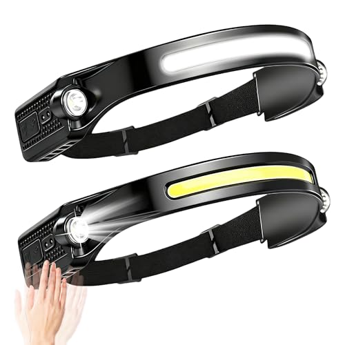 Lampe frontale LED rechargeable USB mains libres pour cyclisme