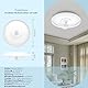 AOEH Deckenventilatoren Mit Beleuchtung LED Dimmbar Deckenlampe Mit Ventilator 6 Wind Modern Runde Leise Fan Deckenleuchte Mit Fernbedienung,47w Weiß Deckenventilator Für Schlafzimmer Wohnzimmer,40cm