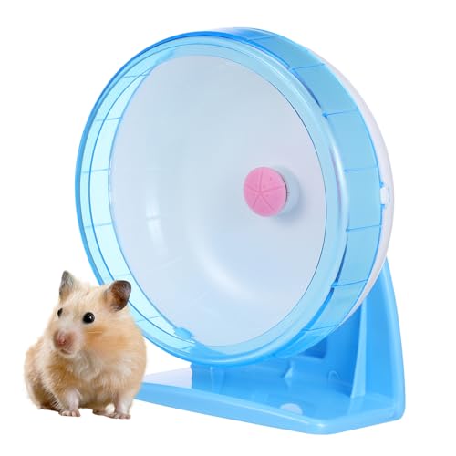 CIYODO Silent Hamster Wheel Exercise Wheel for Small Pets 16cm Rat Guinea Pig Mouse Hamster Running for Cage