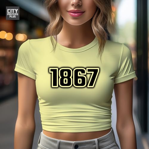Crop top jaune beurre 1867 anti-transpiration pour silhouette mise en valeur