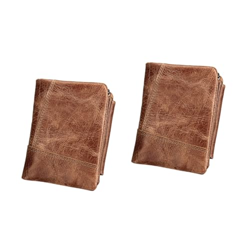Portefeuille hommes multi carte de crédit court en cuir avec porte-monnaie