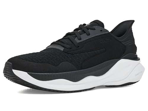 Clarks Men's Pace Walking Shoe, Black/White Textile, 9 - image 1