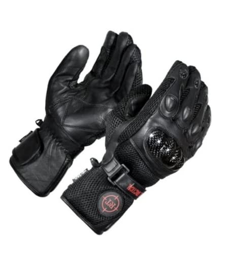 Rebel Tactical Carbon Kevlar Motorcycle Mesh Leather Race Tactical Gloves (X-Large) #TOP2