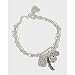 YZJFDC S925 Sterling Silber Armband Retro Puppe Smiley Englisch Tag Kette Weiblich Silber Kette Charm Armband Damen Kreatives Geschenk