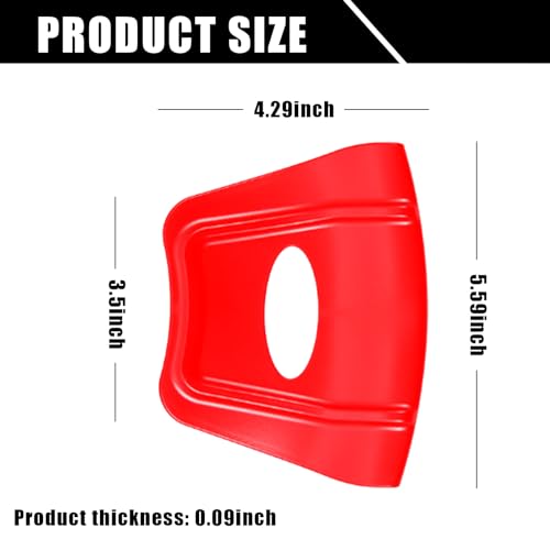 Image of 2 PCS Car Rim Guard, Double Raised Anti-Slip Tire Edge Protector Tool, Universal Repair Parts Replacement, Suitable for Most Cars, Motorcycles, Dirt Bike, ATV Quad Tire Installation (Red)