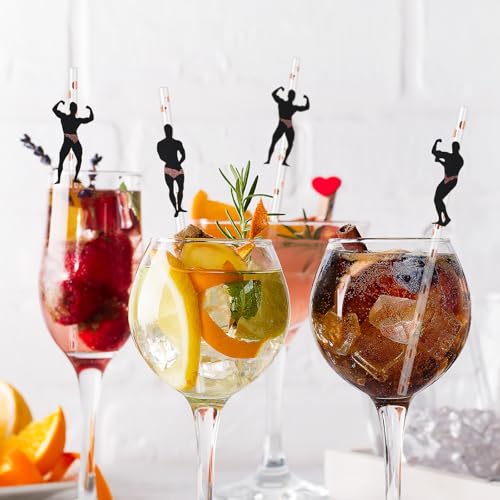 24 pitillos desechables para fiesta de despedida de soltera miniatura 2