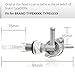 Atima Fuel Gas Tank Petcock Switch Valve External Thread Pump Fit for Yamaha Generator