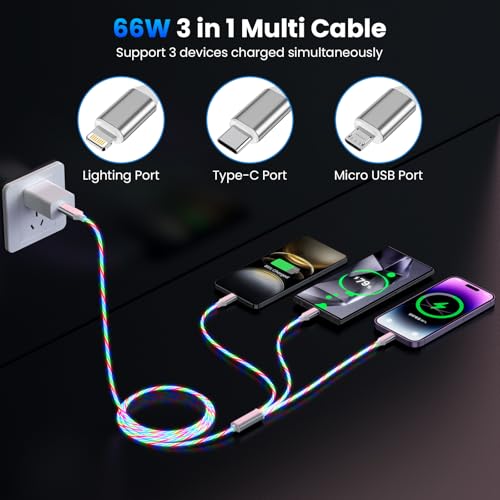 Câble RVB triple connectique pour iPhone et Android - 2