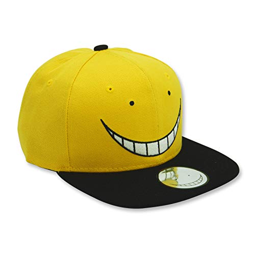 ABYSTYLE - Assassination Classroom - Gorra Snapback - Koro - Negro & Amarillo