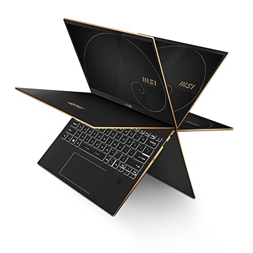 Msi Summit E13 Flip Evo 13.4" Fhd+ 120Hz Touch 2 In 1 Business Laptop: Intel Core I5-1240P Iris Xe 16Gb Lpddr5 512Gb Nvme Ssd, 360-Degree Flip, Thunderbolt 4, Msi Pen, Win 11 Pro: Ink Black A12Mt-003 #TOP3