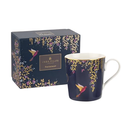 Sara Miller for Portmeirion Chelsea Mug-Navy, Ceramic 120 x 150 x 95 cm