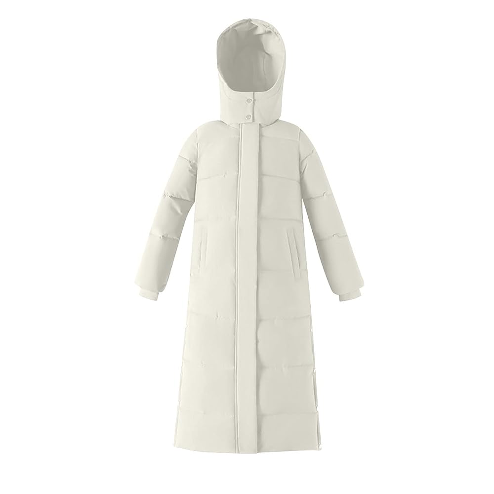 Amazon.com: tuduoms Women's Maxi Long Winter Down Coat Side
