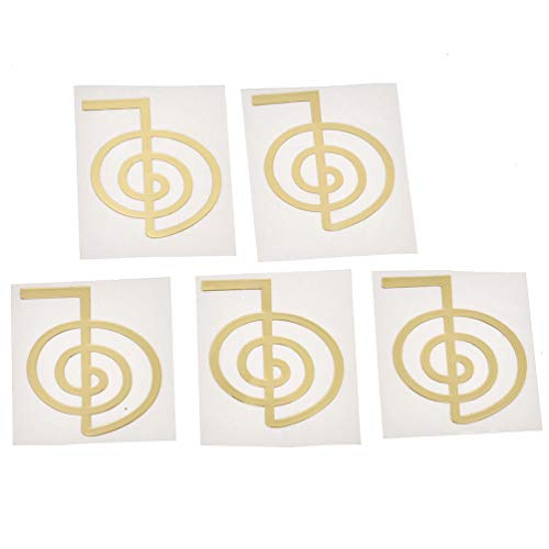 Qlychee Sacred Geometry Copper Orgone Sticker Flower Life Tree DIY Energy Tower Material