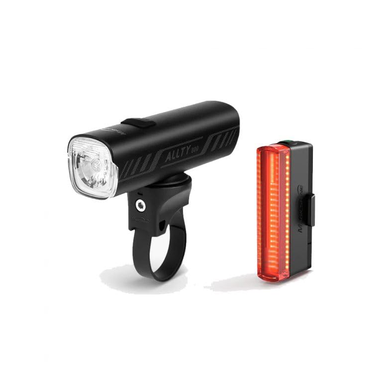 Éclairages Magicshine Allty 800 et Seemee 50 noir, kit lampe vélo urbain et route