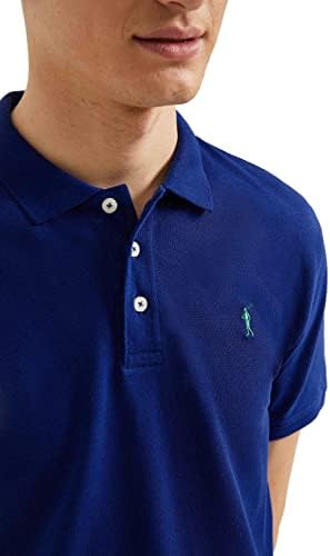 Polo Club Polo Manga Corta 100% Algodón con Logo Bordado de Hombre