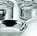 T-fal Performa Stainless Steel Sauce Pan with Lid 3 Quart, Induction Compatible, Oven Broiler Safe 500F, Multipurpose Handy Saucepan, Kitchen Small Pot, Pots and Pans, Cookware, Dishwasher Safe Silver