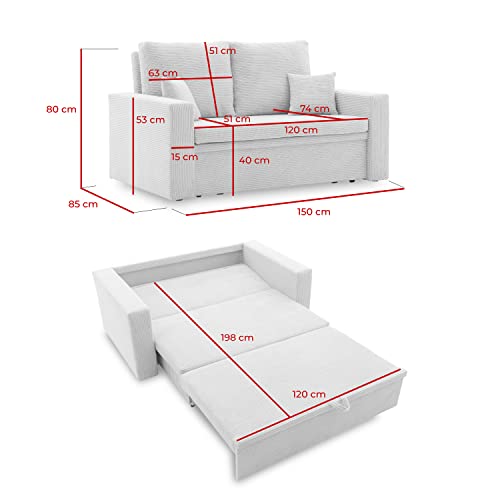 Futonsofa Generic Aikido I 150×85 mit Schlaffunktion