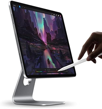 INVZI MagFree Magnetic iPad Stand, Adjustable Rotatable Floating Magnetic iPad Pro Stand Holder for Apple iPad Pro 12.9 3rd/4th/5th Generation, iPad Pro 11 Inch 1st/2nd/3rd/4th Gen, iPad Air 4th, 5th