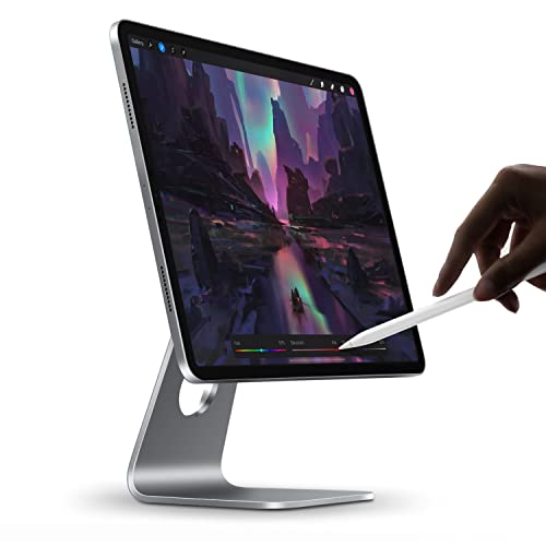 Invzi Magfree Magnetic Ipad Stand, Adjustable Rotatable Floating Magnetic Ipad Pro Stand Holder For Apple Ipad Pro 12.9 3Rd/4Th/5Th Generation, Ipad Pro 11 Inch 1St/2Nd/3Rd/4Th Gen, Ipad Air 4Th, 5Th #TOP4