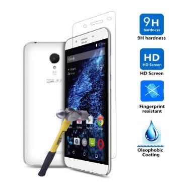 IVSO BLU Studio XL Screen Protector -Ultra-thin Highest Quality HD Clear Premium Tempered Glass Screen Protector (1pcs)