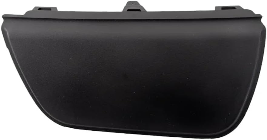 DAT AUTO PARTS Front Bumper Tow Hook Cover Fits 2021-2023 Ford F150, Left Driver Side, Black Textured Plastic, FO1029114 ML3Z17C755BA