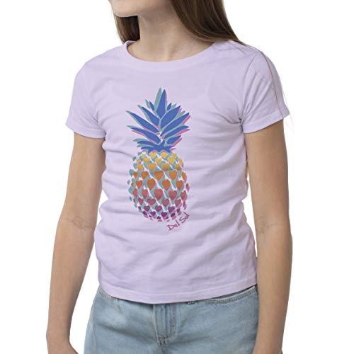 T-shirt lilas magique changeant de couleur au soleil pour fille Del Sol